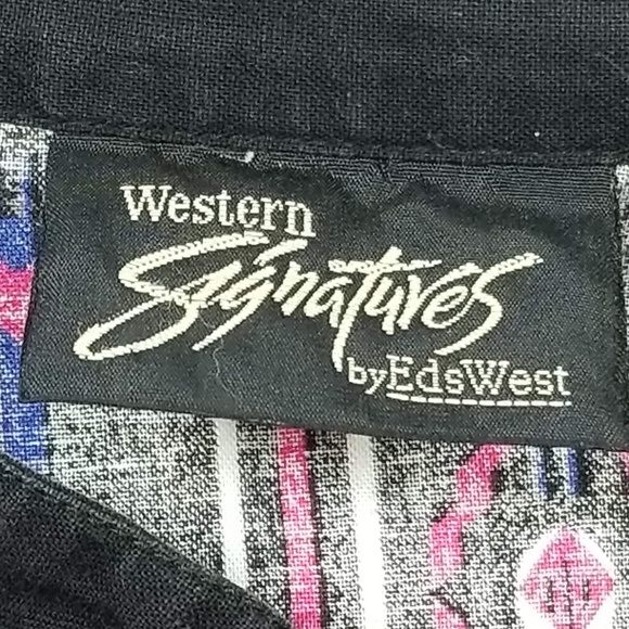 Western Signatures By EdsWest VTG Mens Size L - Picture 5 of 7
